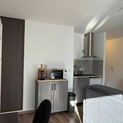 Studio 1 pièce meublé, terrasse, Artem - Photo 1