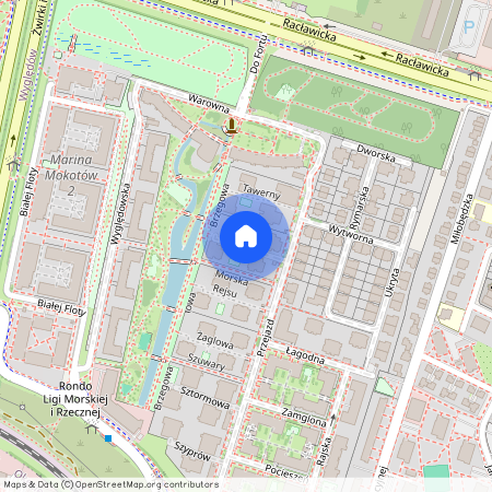 ul. Fregaty, Wyględów, Mokotów, Warszawa, mazowieckie