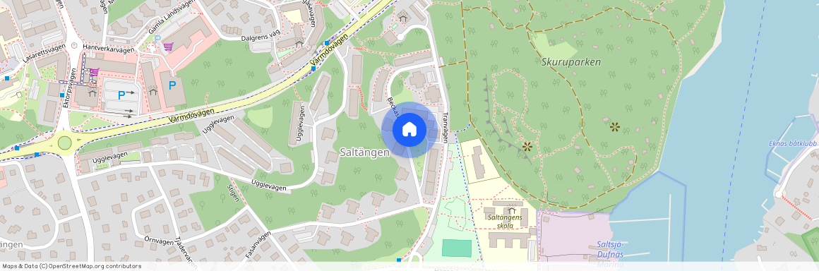 Beckasinvägen, Nacka