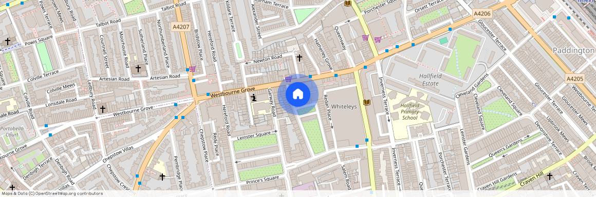 Kensington Gardens Square Hyde Park W2