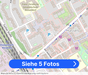 Demnächst frei! 2-Zimmer-Wohnung in Düsseldorf Hassels - Foto 1