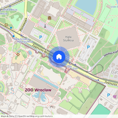 ul. Zygmunta Wróblewskiego, Dąbie, Śródmieście, Wrocław, dolnośląskie