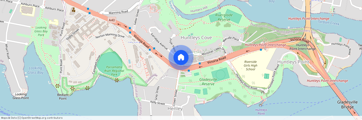 Huntleys Cove, Sydney - Ryde Area