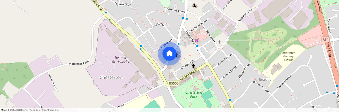 Red Lion Square, Chesterton, ST5