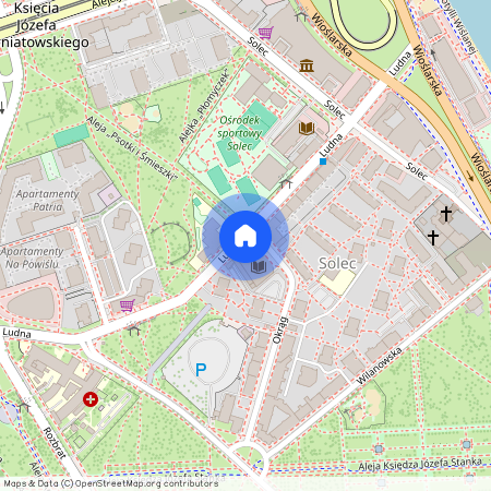 Warszawa, Śródmieście, Powiśle, Ludna