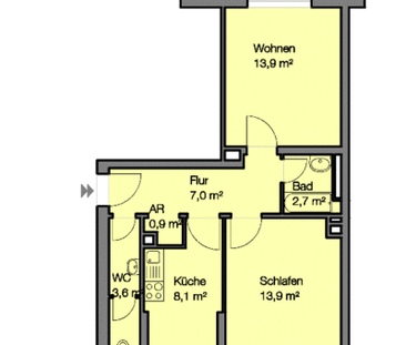 Wohnung im EG mit neuem Bad und ebenerdiger Dusche - Photo 6