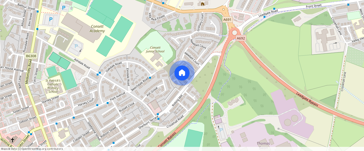 Steading Court, Consett DH8