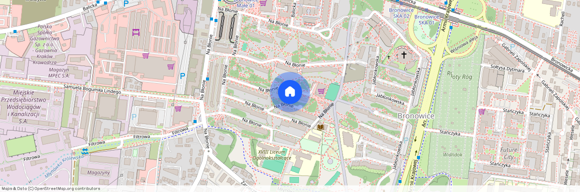 ul. Na Błonie, Bronowice, Bronowice, Kraków, małopolskie