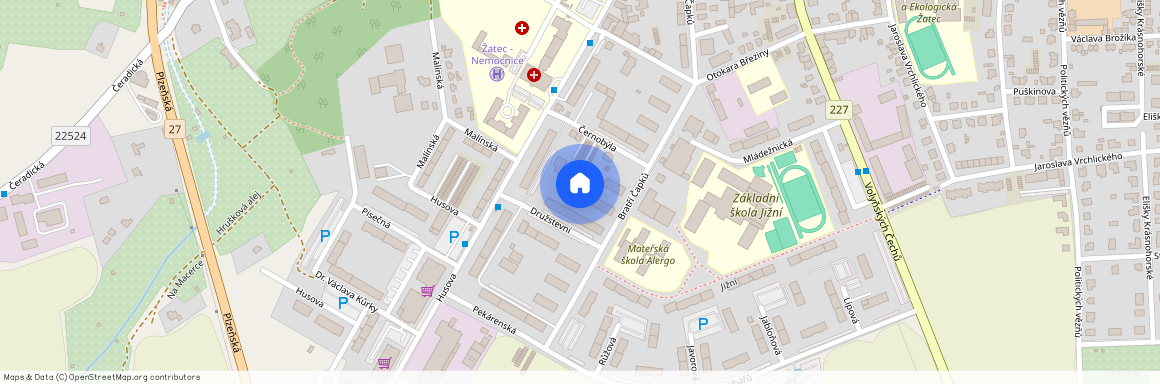 Bratří Čapků, Žatec, okres Louny