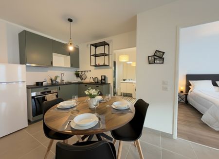 Appartement neuf avec terrasse 2 pièces à louer en meublé - Photo 4