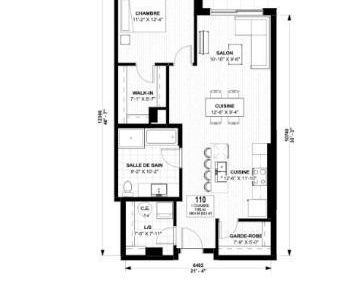 1 CH - 1 SDB - Gatineau - $1,700 /mo - Photo 2