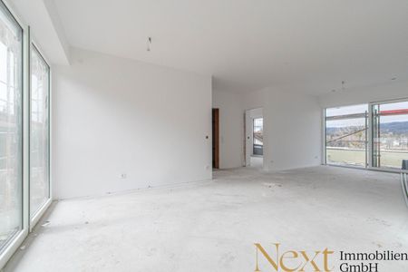 ERSTBEZUG! Traumhafte 4-Zimmer-Wohnung mit herrlichem Donaublick mit Eigengarten & Terrasse zu vermieten! - Photo 4