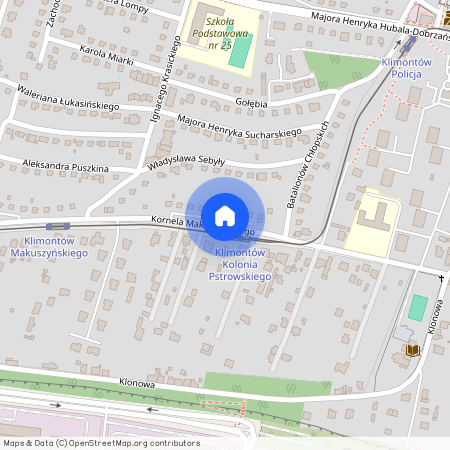 Makuszyńskiego, M. Sosnowiec, Sosnowiec, Klimontów