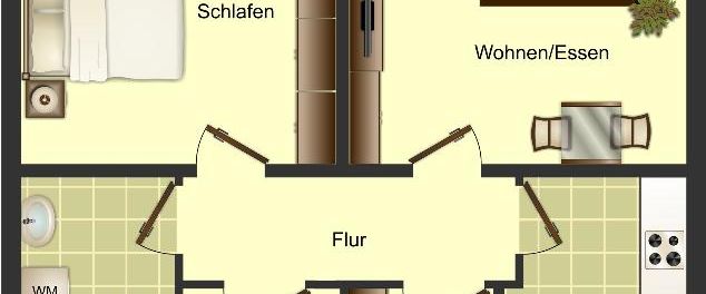 2-Zimmer-Wohnung in Düsseldorf Garath - Foto 1