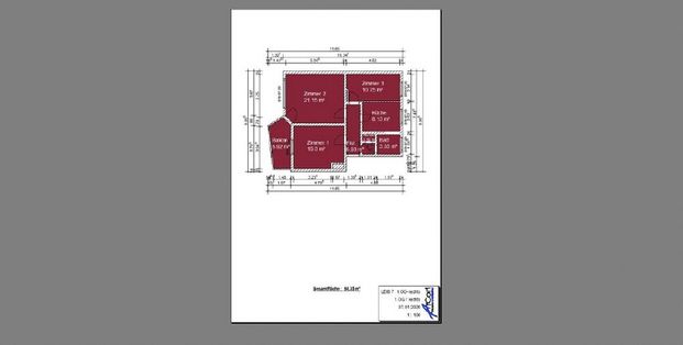 3 Zimmer Wohnung mit Balkon - Photo 1