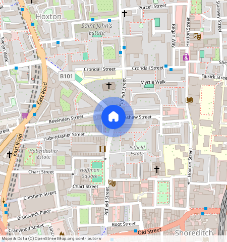 Pitfield Street, Hoxton, London, N1