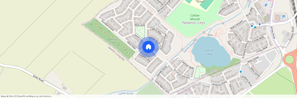 Santa Cruz Avenue, Newton Leys