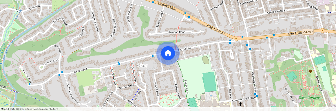 Okus Road, Old Town, Swindon, Wiltshire, SN1