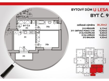 Pronájem bytu 2+kk 38 m², U Boru, České Budějovice - Photo 4