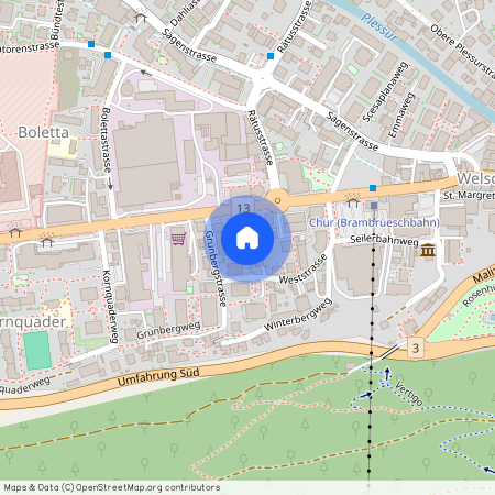 7000, Chur, Kasernenstrasse, 43