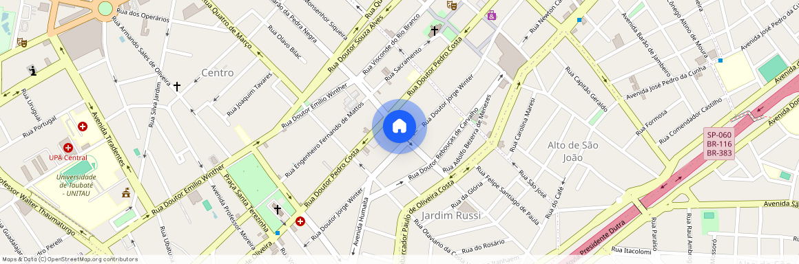 Rua Coronel Marcondes De Mattos, Centro, SP, Taubaté
