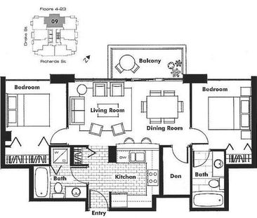 downtown furnished 2 bedrooms condo - Photo 1