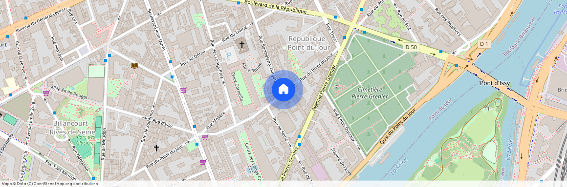 Grenier–Point Du Jour, Boulogne-Billancourt