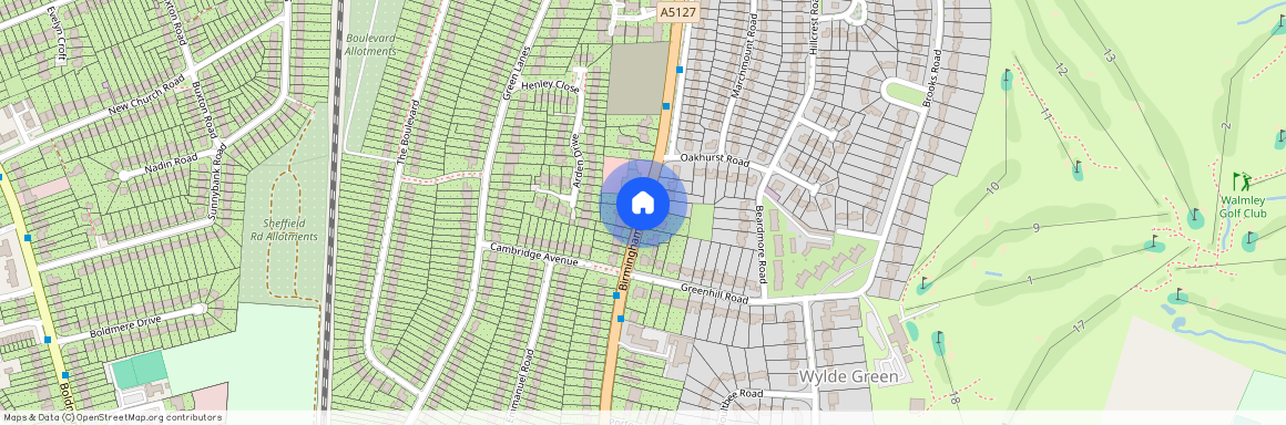 Mayfield Road, Wylde Green, Sutton Coldfield