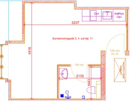 1-værelses studiebolig (Type 2) - Foto 5