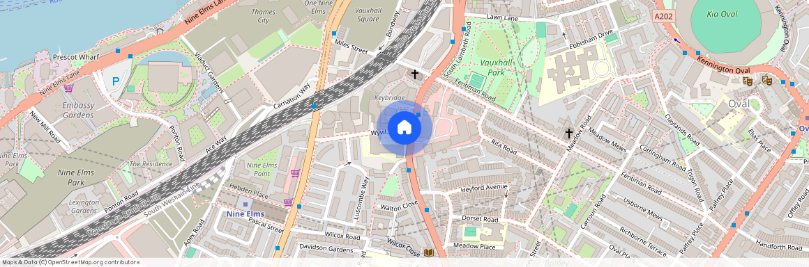 West Elms Studios, South Lambeth, 104a Stewarts Road, SW8 4UG, London