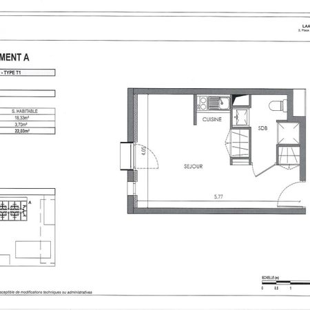 Location Appartement 1 pièce 22m² VILLENAVE D ORNON 33140 - Photo 4
