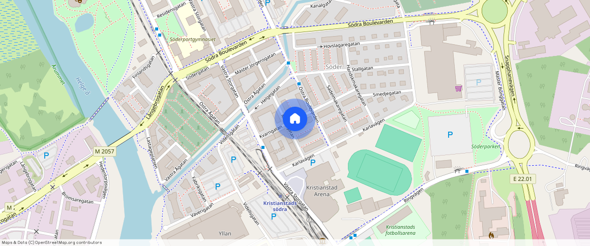 Kristianstad, Skåne, Kvarngatan 6 A