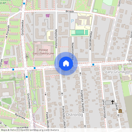 ul. Marcelińska, Ostroróg, Grunwald, Poznań, wielkopolskie