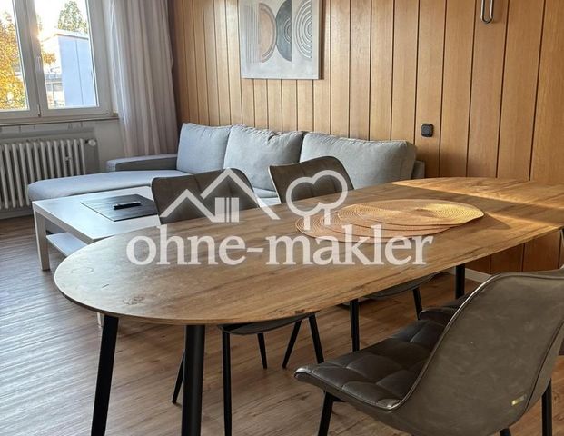 Stilvolle 3,5-Zimmer-Wohnung mit Südbalkon – frisch renoviert und mit neuer, moderner Einbauküche - Foto 1