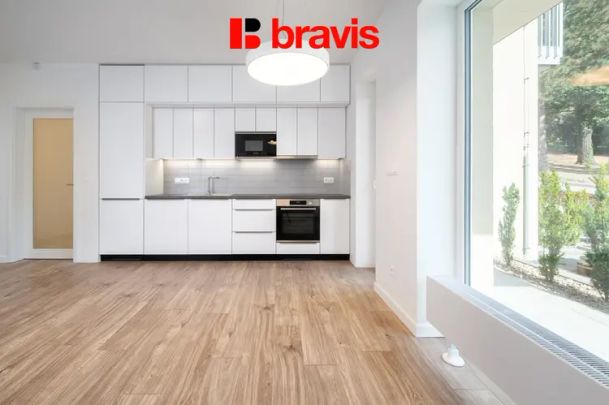 G - Pronájem bytu 3+kk v novostavbě, v lukrativní části města Brna, ul. Hlinky, Brno - Pisárky, klimatizace, parkování, terasa, sklep - Fotografie 1