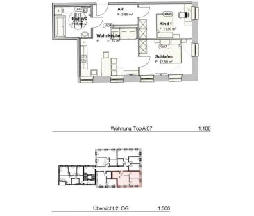 Gut durchdachte 3-Zimmer-Wohnung mit möblierter Küche in Maria Schm... - Foto 3