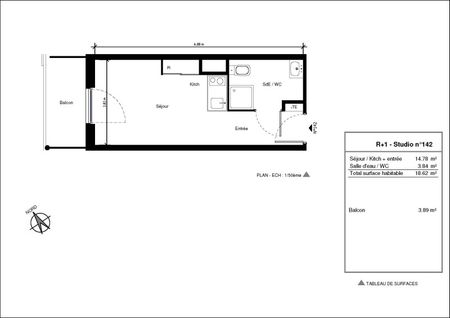Location Appartement 1 pièce 18m² NIMES 30000 - Photo 4
