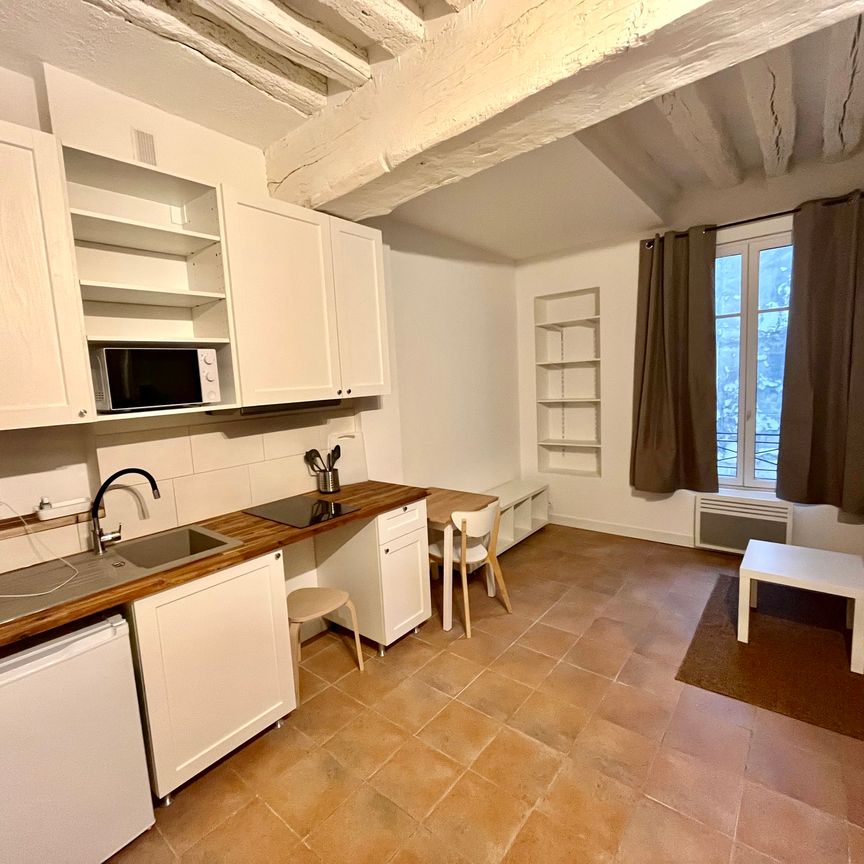 1 pièce - Meublé - 18,84 m² - 2ème étage - Colocation non autorisée - Photo 1