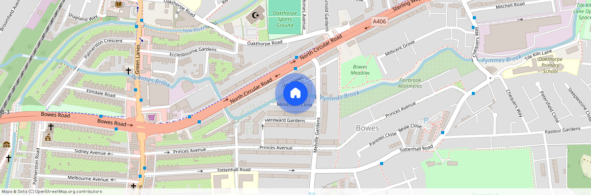 Millstream Close, Palmers Green N13