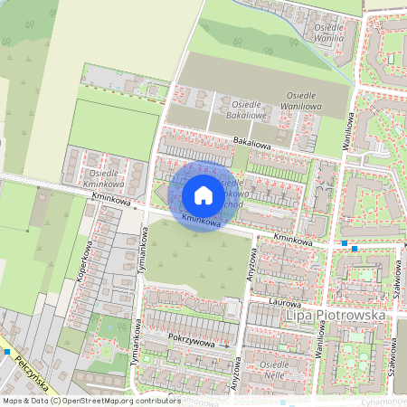 ul. Kminkowa, Lipa Piotrowska, Psie Pole, Wrocław, dolnośląskie