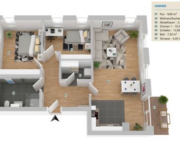 Exklusive Wohnungen einer Stadtvilla in Bremen Lesum. *Einzeltermin... - Photo 2