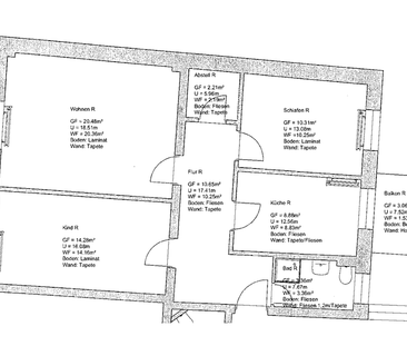 Schöne 3 Raum mit Balkon und Stellplatz in Meißen zu vermieten - Foto 1