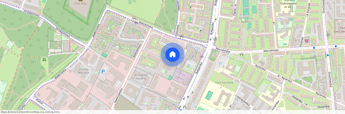 ul. Marcelińska, Marcelin, Grunwald, Poznań, wielkopolskie