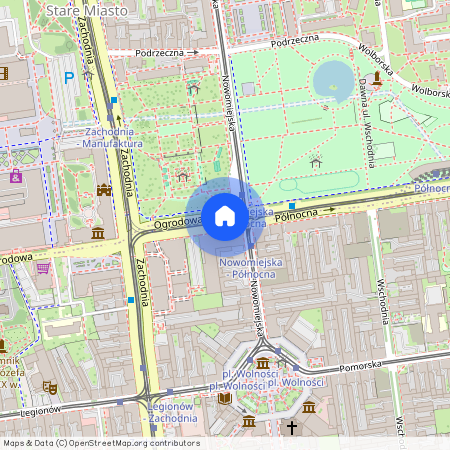 ul. Ogrodowa, Centrum, Śródmieście, Łódź, łódzkie