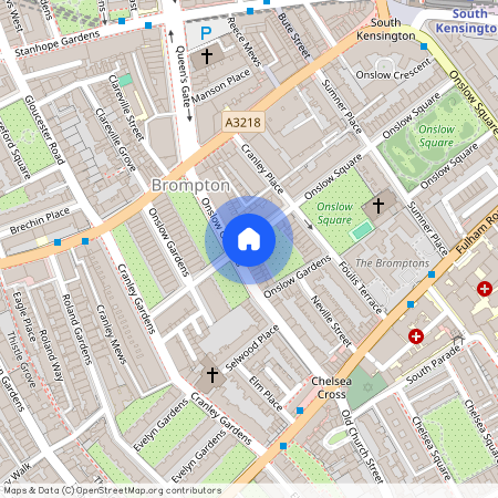 Onslow Gardens, South Kensington