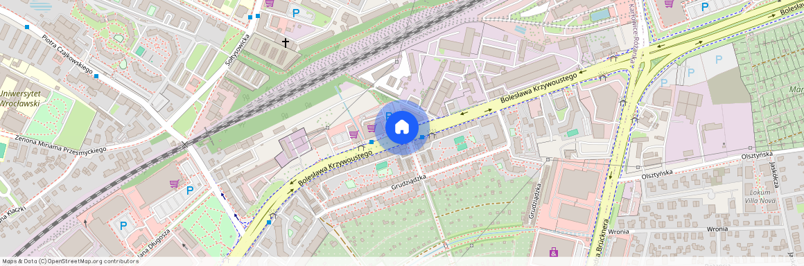 ul. Bolesława Krzywoustego, Karłowice, Psie Pole, Wrocław, dolnośląskie