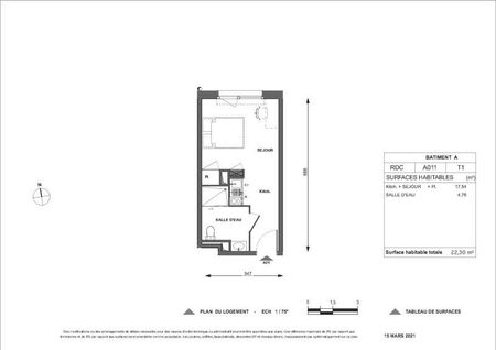 Location Appartement 1 pièce 22m² JOUE LES TOURS 37300 - Photo 5
