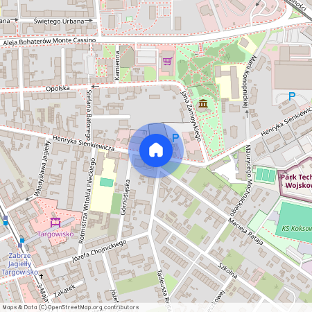 ul. Henryka Sienkiewicza, Centrum Południe, Zabrze, śląskie