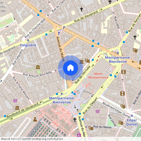 Maine 25, Avenue du Maine, Paris