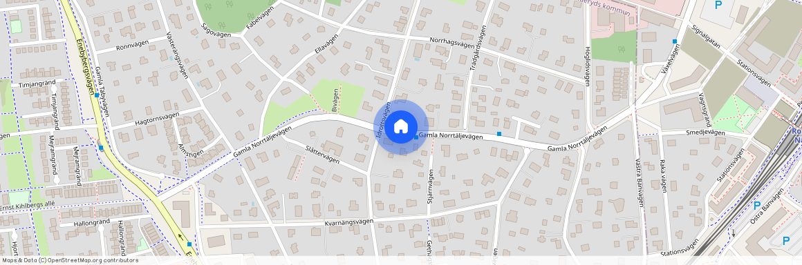 Gamla Norrtäljevägen, Enebyberg